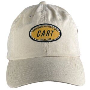 Championship Auto Racing Teams Cotton Beige Cap With Adjustable Strap